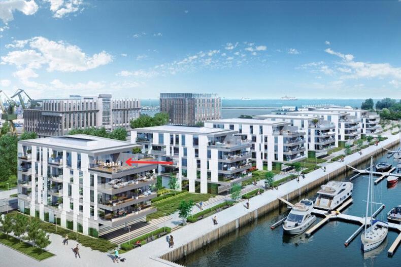 Apartament Faltom 26 Yacht Park Z Tarasem Gdynia Esterno foto